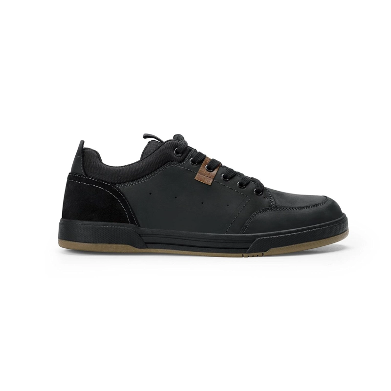 ZAPATILLAS HOMBRE CUERO GUNWALE-0-01 NEGRO - 2