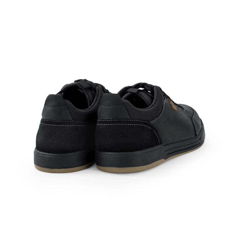 ZAPATILLAS HOMBRE CUERO GUNWALE-0-01 NEGRO - 4