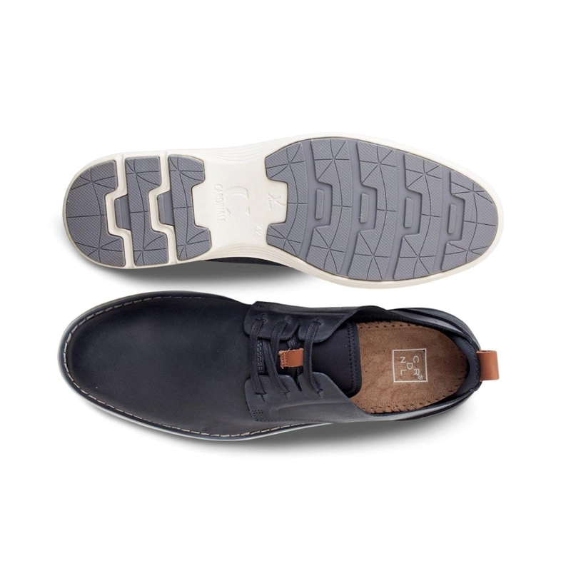 ZAPATOS HOMBRE CUERO DOZZA-0-08-NEGRO CARDINALE - 3