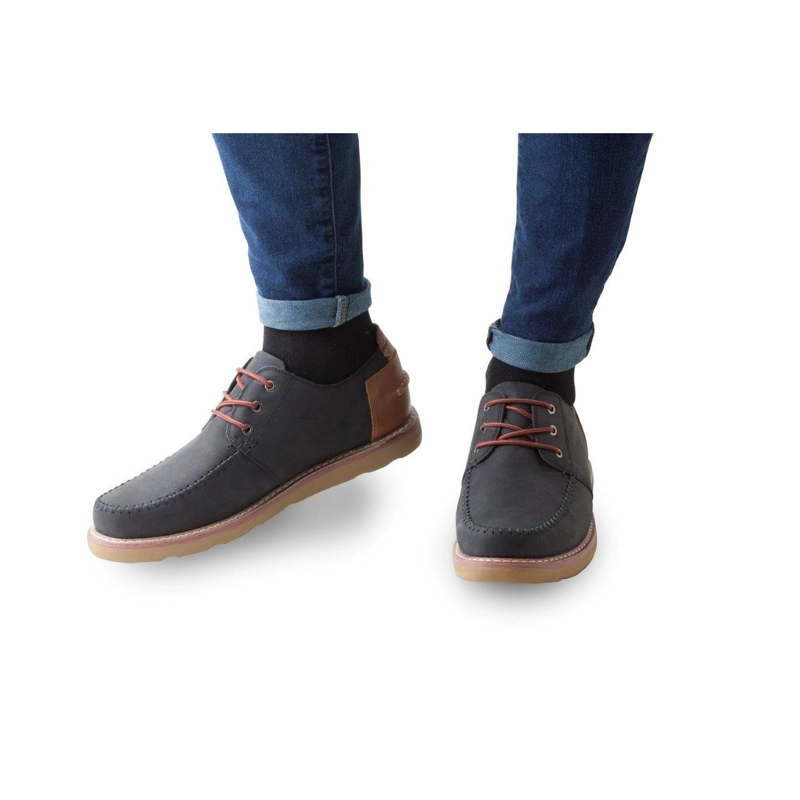 ZAPATOS HOMBRE CUERO 24 FLEX PARQUE-0-06-NEGRO B - 4