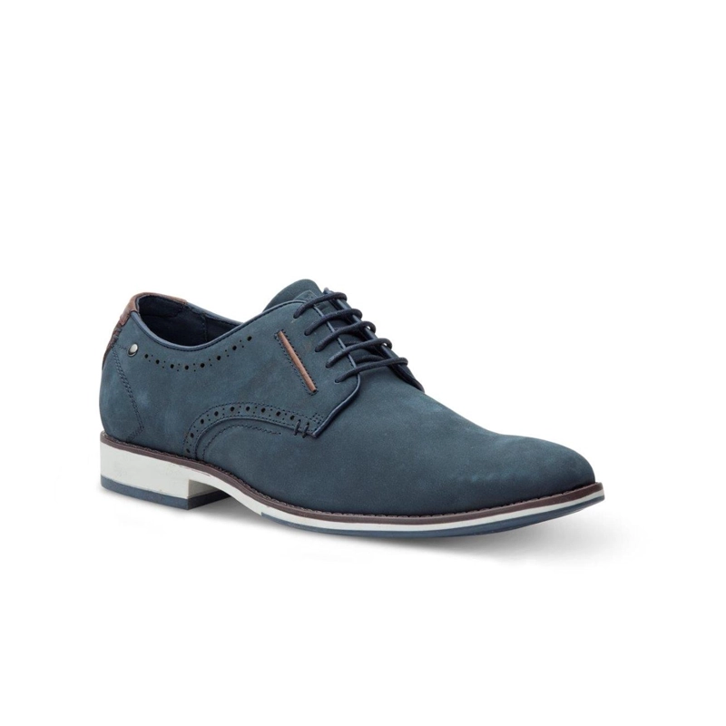 ZAPATOS HOMBRE CUERO NANTES-0-68-AZUL - 1