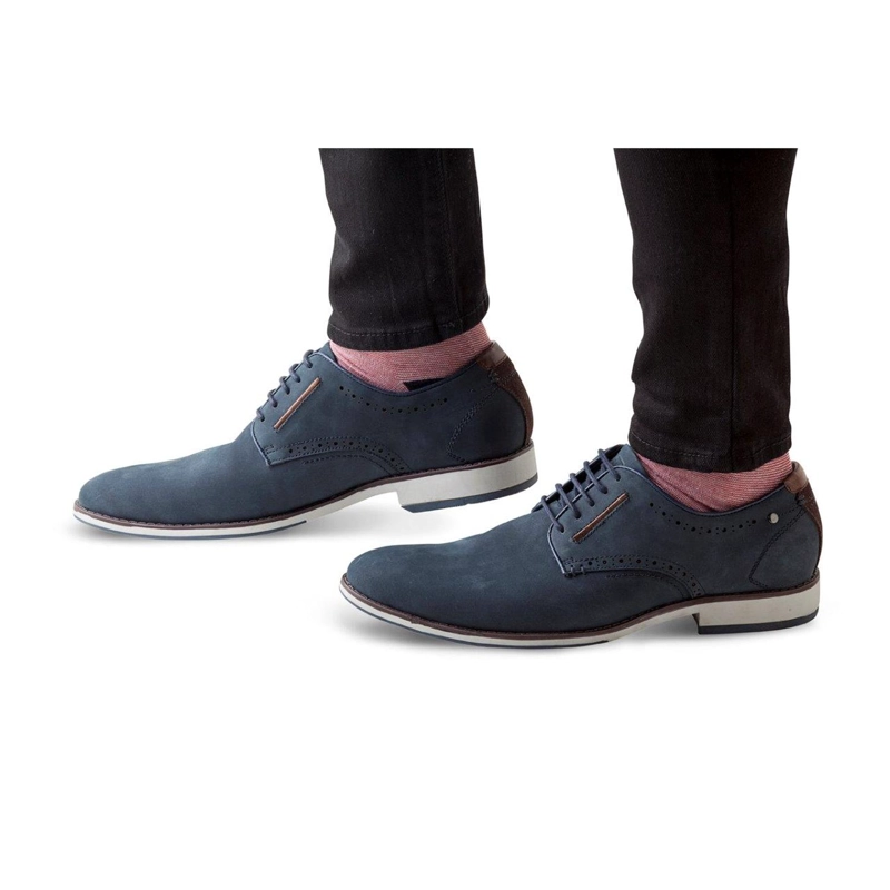 ZAPATOS HOMBRE CUERO NANTES-0-68-AZUL - 4