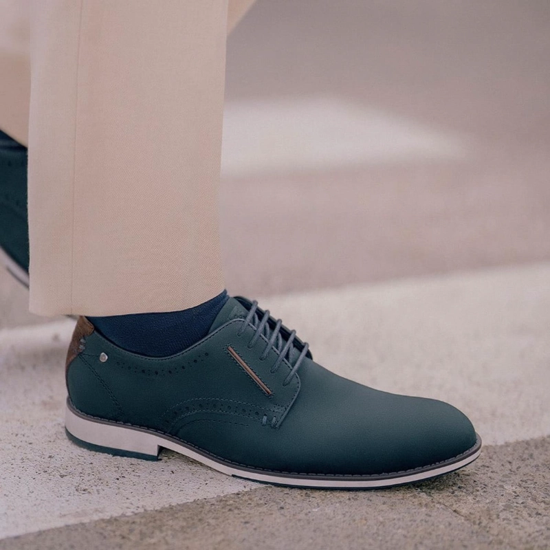 ZAPATOS HOMBRE CUERO NANTES-0-68-AZUL - 5