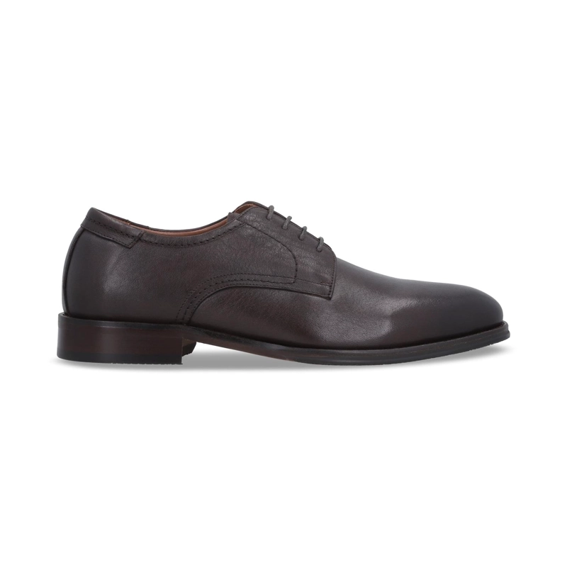 ZAPATOS HOMBRE CUERO REDDANS-0-02 CAFE - 2