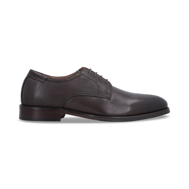 ZAPATOS HOMBRE CUERO REDDANS-0-02 CAFE - 2