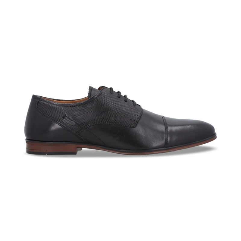 ZAPATOS HOMBRE CUERO RIVOLI-0-01 NEGRO CARDINALE - 2