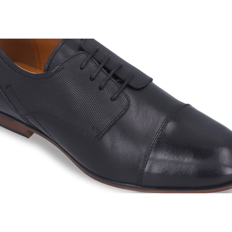 ZAPATOS HOMBRE CUERO RIVOLI-0-01 NEGRO CARDINALE - 4