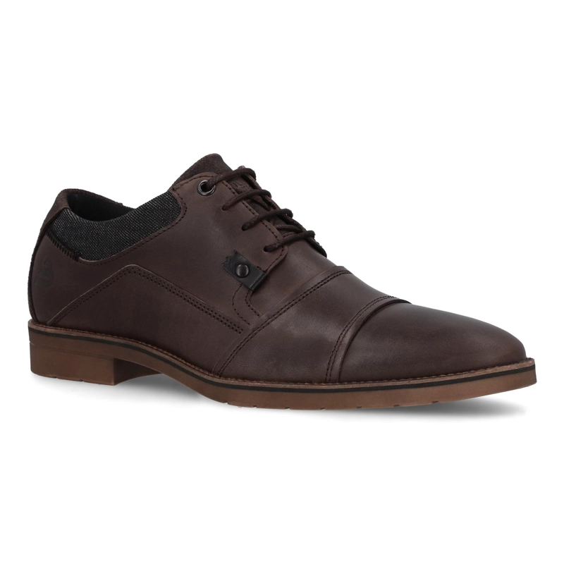 ZAPATOS HOMBRE CUERO BLADEL-0-50 CAFE  BULLBOXER - 1