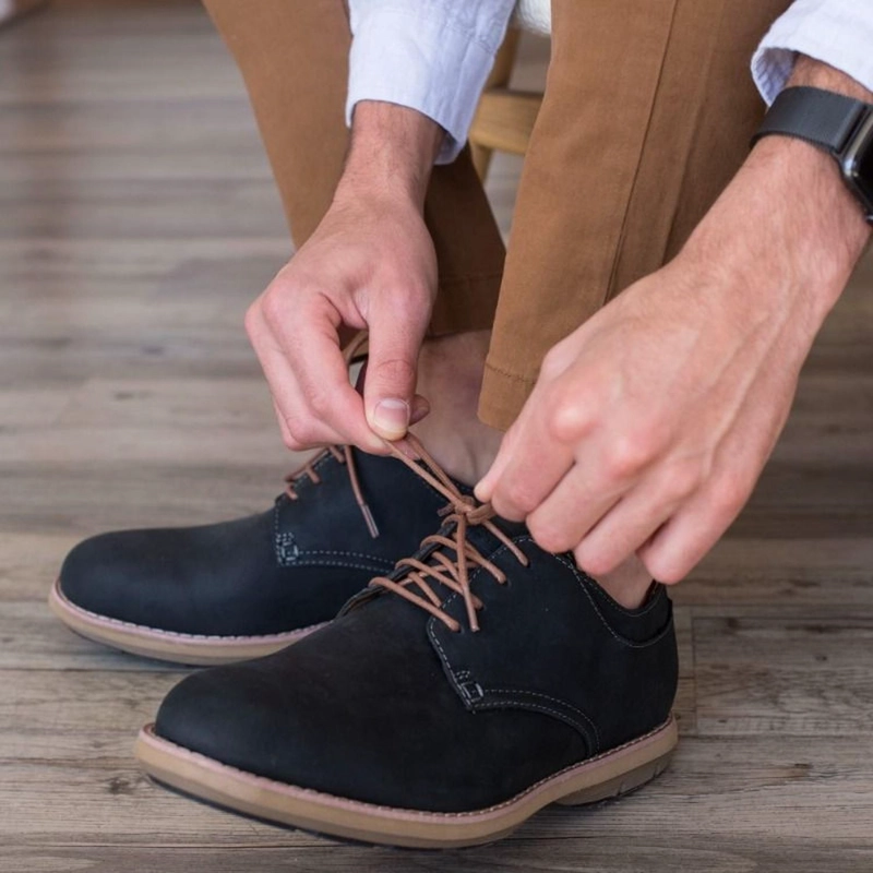 ZAPATOS HOMBRE CUERO DOZZA-0-03-NEGRO ['TEXTIL'] - 5