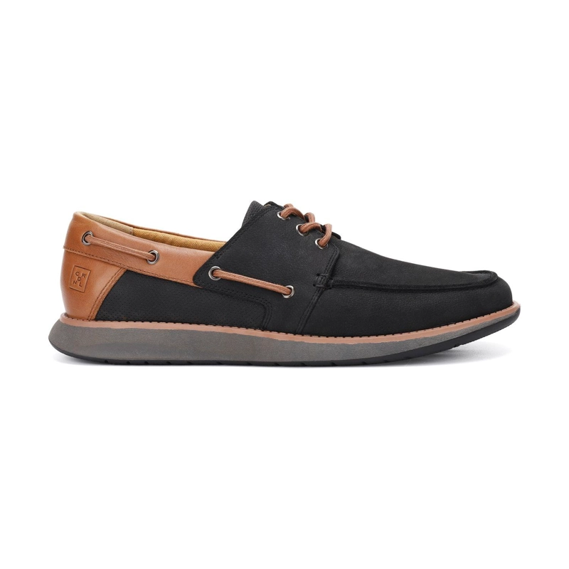 ZAPATOS HOMBRE CUERO RESTON-0-04 NEGRO - 2
