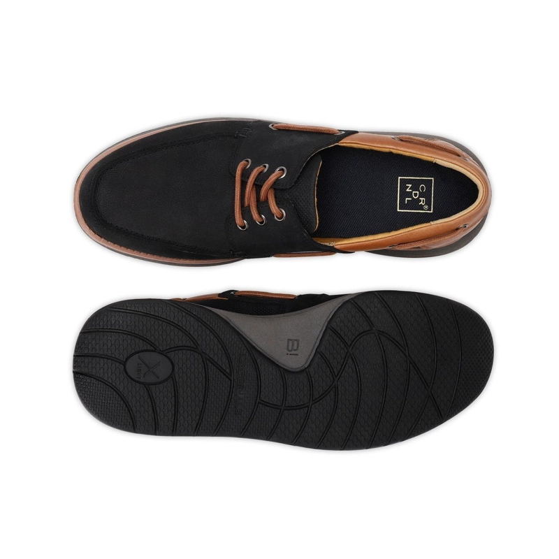 ZAPATOS HOMBRE CUERO RESTON-0-04 NEGRO - 3
