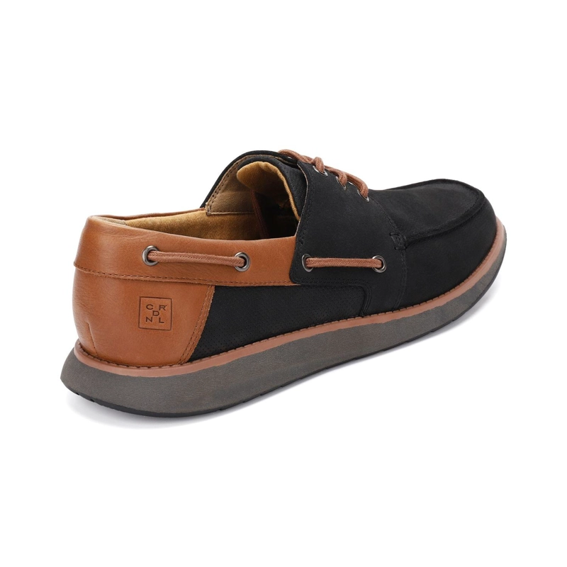 ZAPATOS HOMBRE CUERO RESTON-0-04 NEGRO - 5
