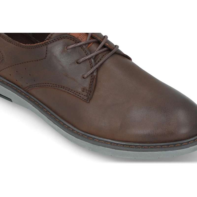 ZAPATOS HOMBRE CUERO GAND-0-50 CAFE - 3