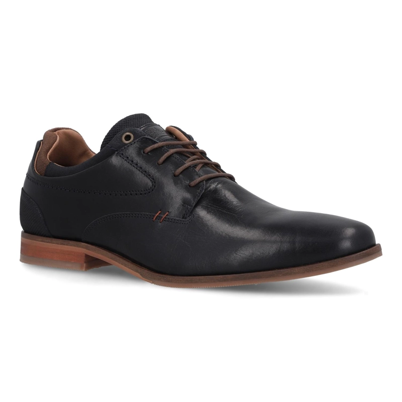 ZAPATOS HOMBRE CUERO LEIDEN-0-16 AZUL BULLBOXER - 1