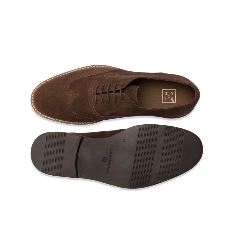 ZAPATOS HOMBRE OXFORD CUERO BRUSSELS-0-01 CAFE - 3