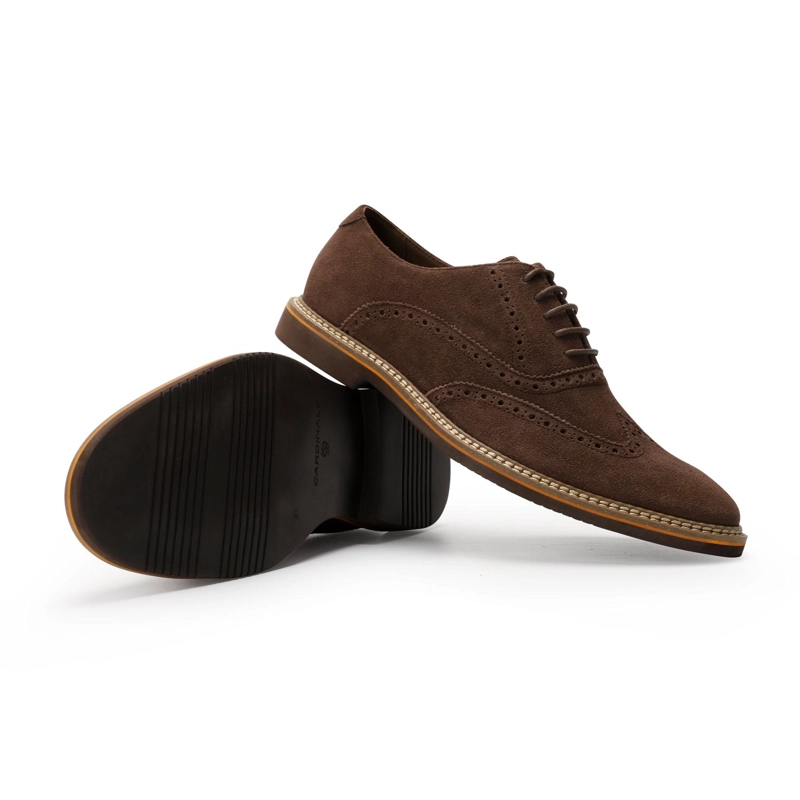 ZAPATOS HOMBRE OXFORD CUERO BRUSSELS-0-01 CAFE - 6