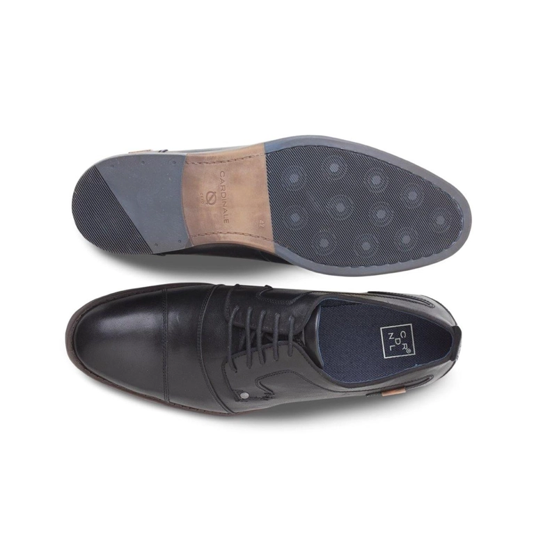 ZAPATOS HOMBRE CUERO NANTES-0-67-NEGRO ['TEXTIL'] - 3
