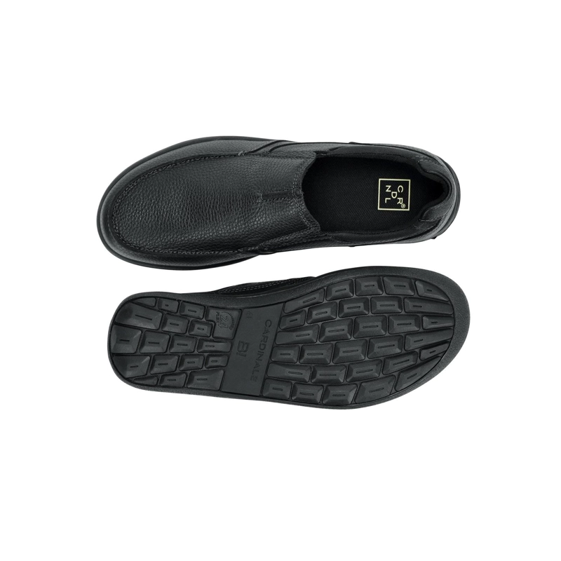 ZAPATOS SLIP-ON HOMBRE CUERO 24 FLEX ARNO-3-21 NEGRO - 3
