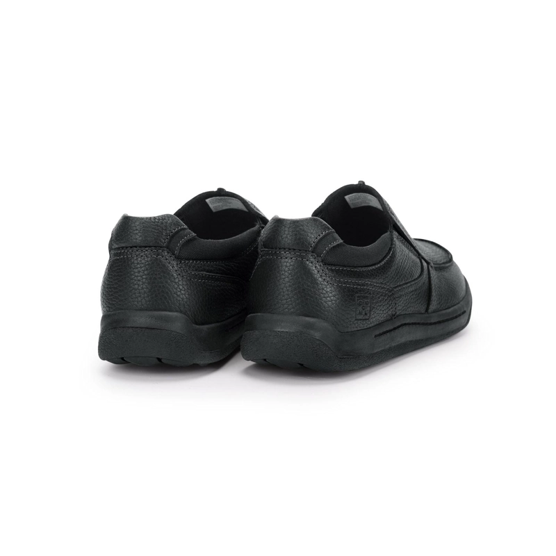 ZAPATOS SLIP-ON HOMBRE CUERO 24 FLEX ARNO-3-21 NEGRO - 4