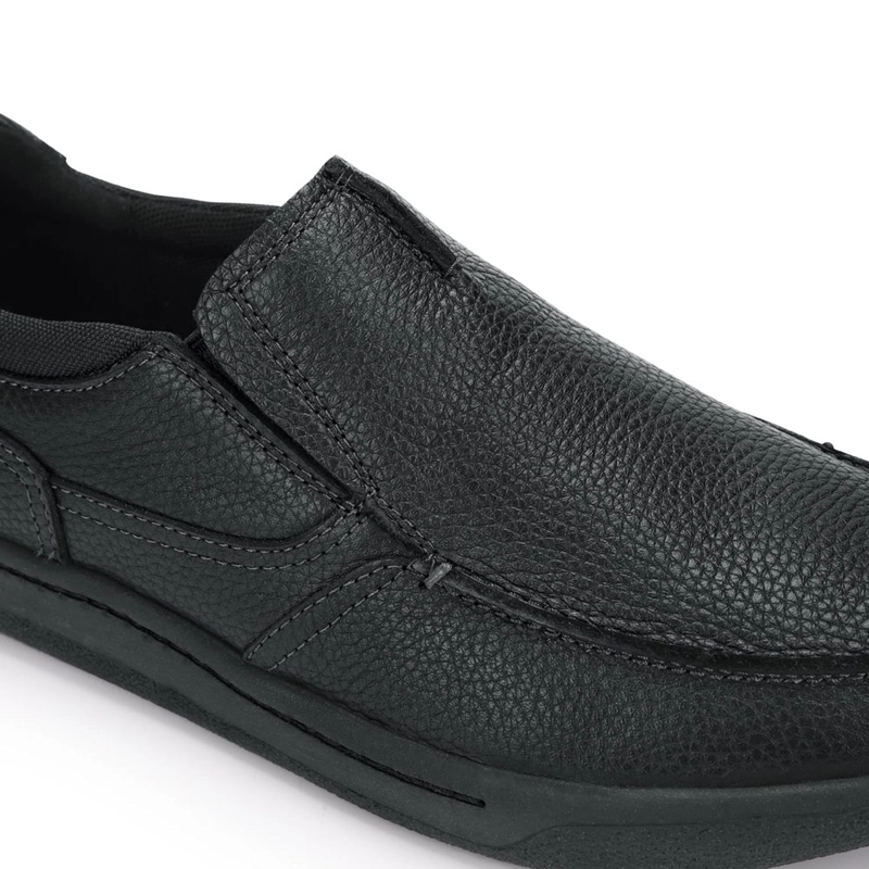 ZAPATOS SLIP-ON HOMBRE CUERO 24 FLEX ARNO-3-21 NEGRO - 5