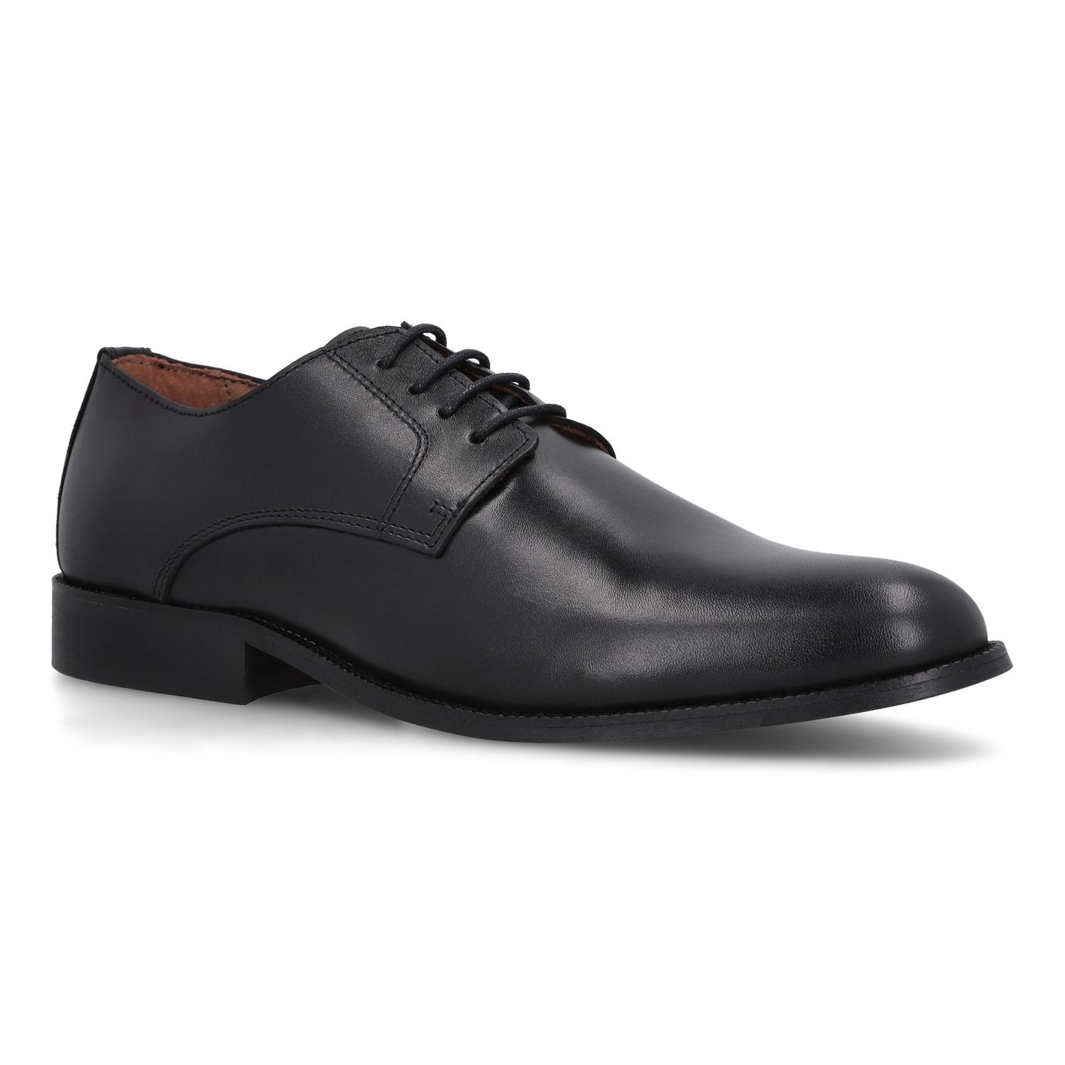 ZAPATOS HOMBRE CUERO HACKNEY-0-01 NEGRO CARDINALE - 1