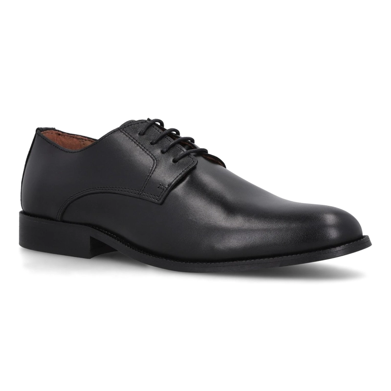ZAPATOS HOMBRE CUERO HACKNEY-0-01 NEGRO CARDINALE - 1