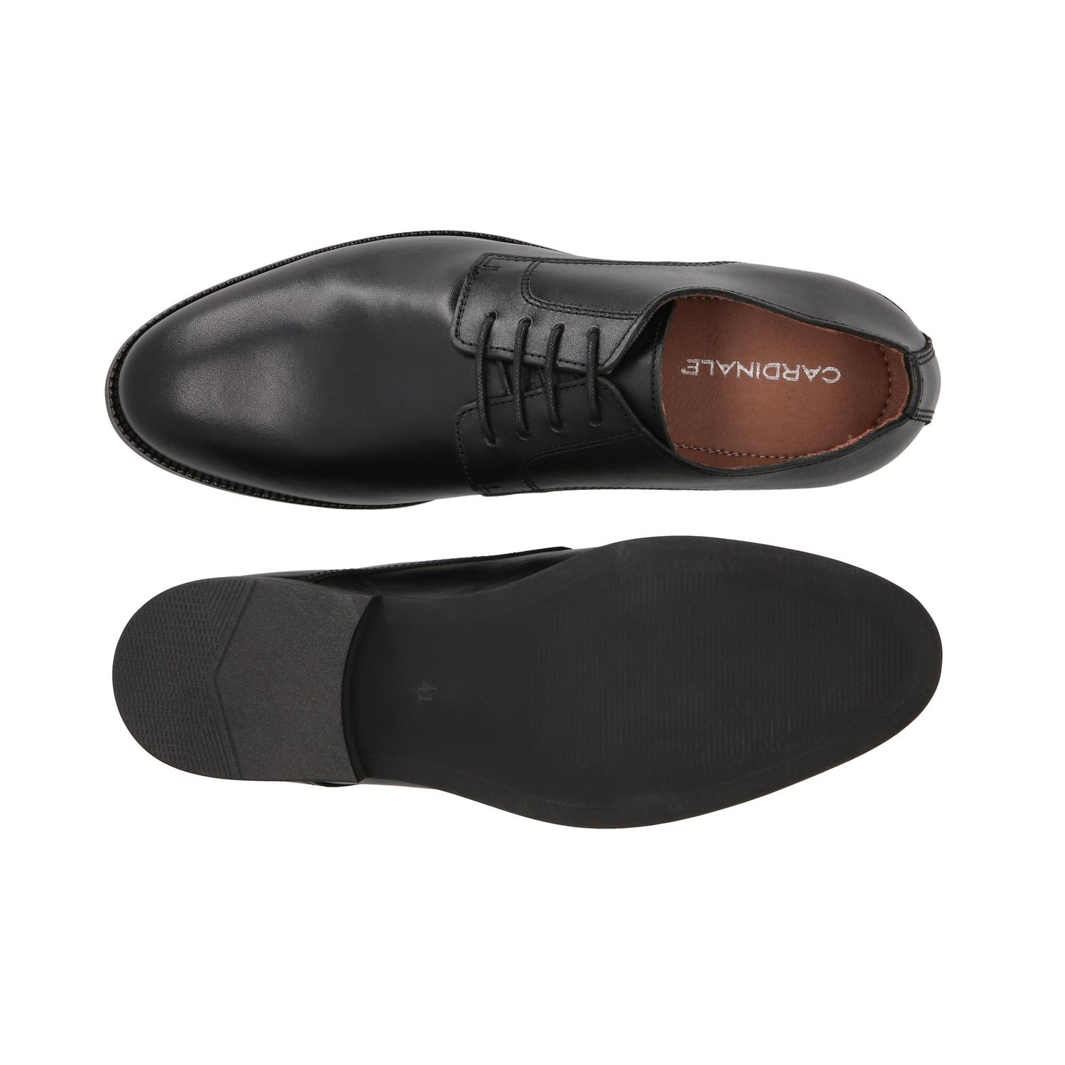 ZAPATOS HOMBRE CUERO HACKNEY-0-01 NEGRO CARDINALE - 3