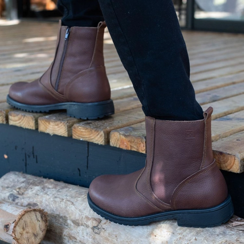 BOTAS HOMBRE CUERO 24 FLEX ACONCAGUA CAFE  ['CHIPORRO'] - 4