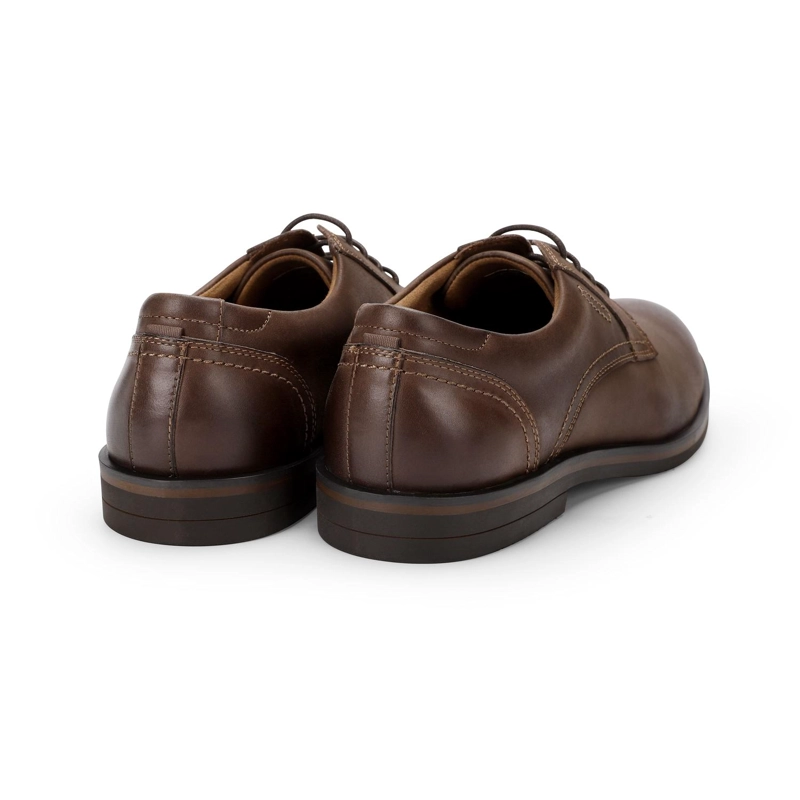 ZAPATOS HOMBRE CUERO BALTIMORE-0-04 CAFE - 4