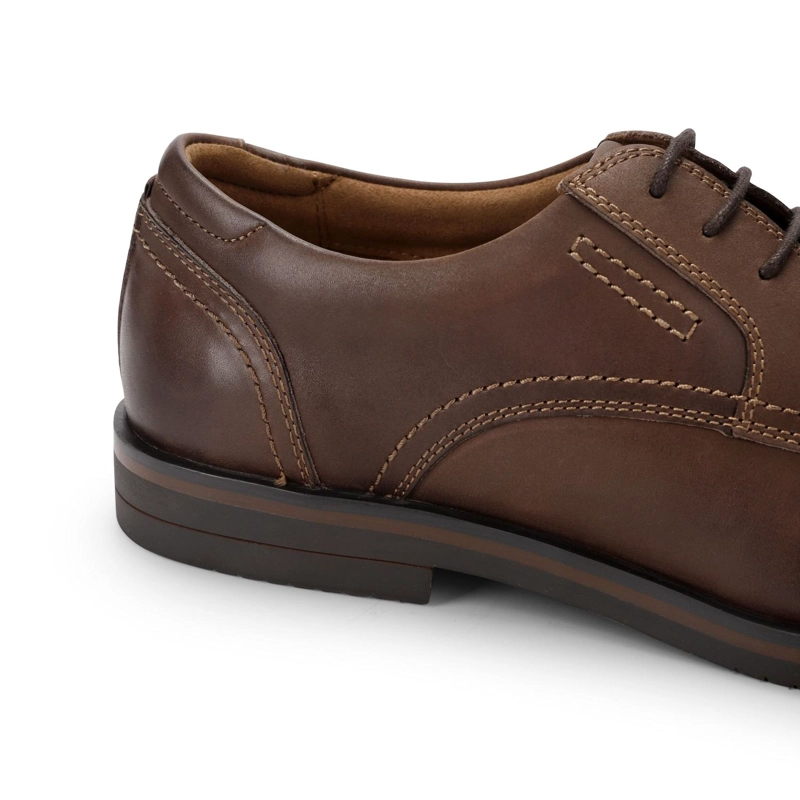 ZAPATOS HOMBRE CUERO BALTIMORE-0-04 CAFE - 5