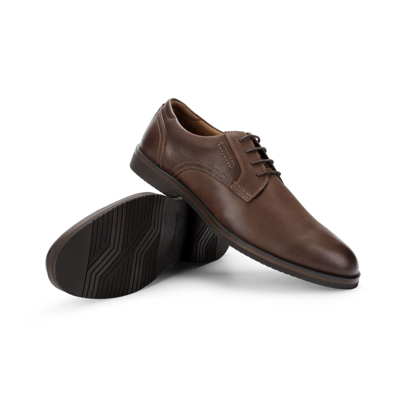 ZAPATOS HOMBRE CUERO BALTIMORE-0-04 CAFE - 6