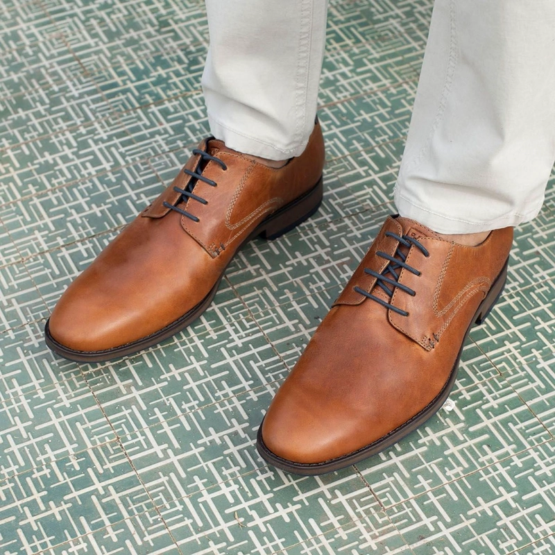 ZAPATOS HOMBRE CUERO NANTES-0-69-BRANDY ['TEXTIL'] - 3