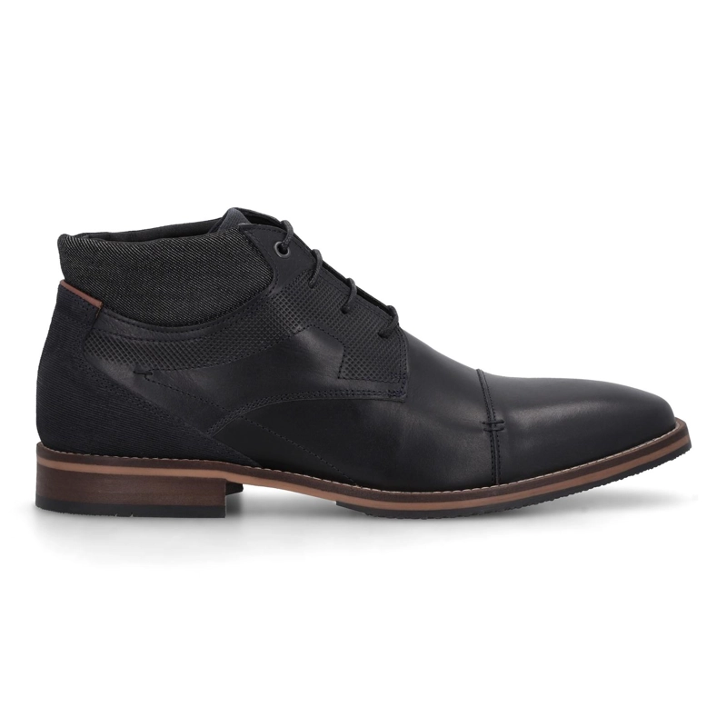 ZAPATOS HOMBRE CUERO BRUMMEN-6-09 NEGRO BULLBOXER - 2