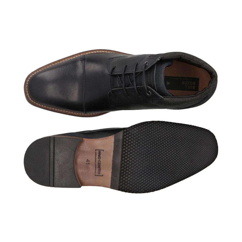 ZAPATOS HOMBRE CUERO BRUMMEN-6-09 NEGRO BULLBOXER - 3