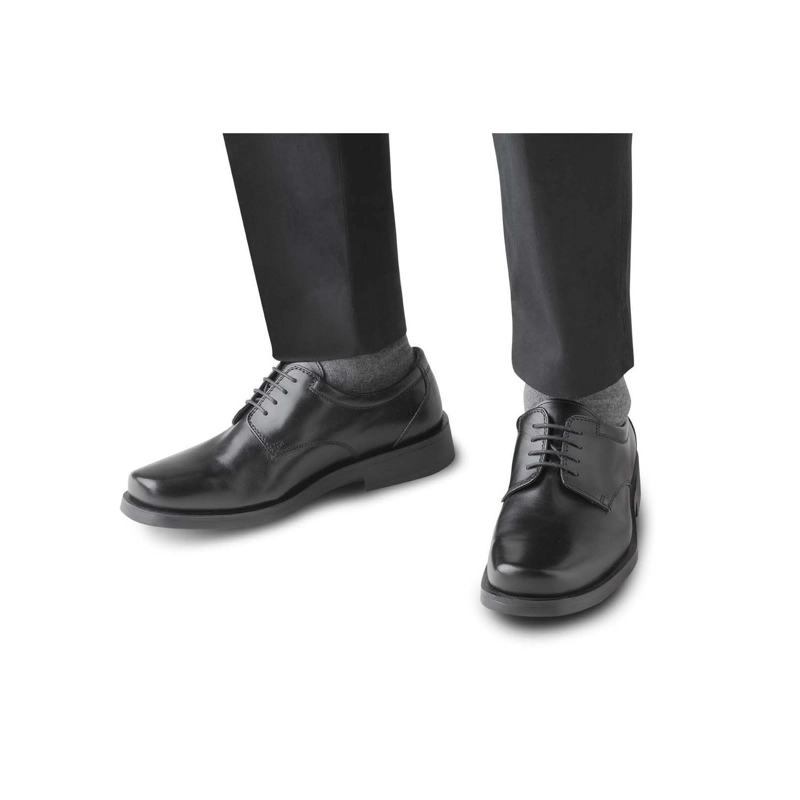 ZAPATOS HOMBRE CUERO 24 FLEX TWISTER NEGRO CARDINALE - 4