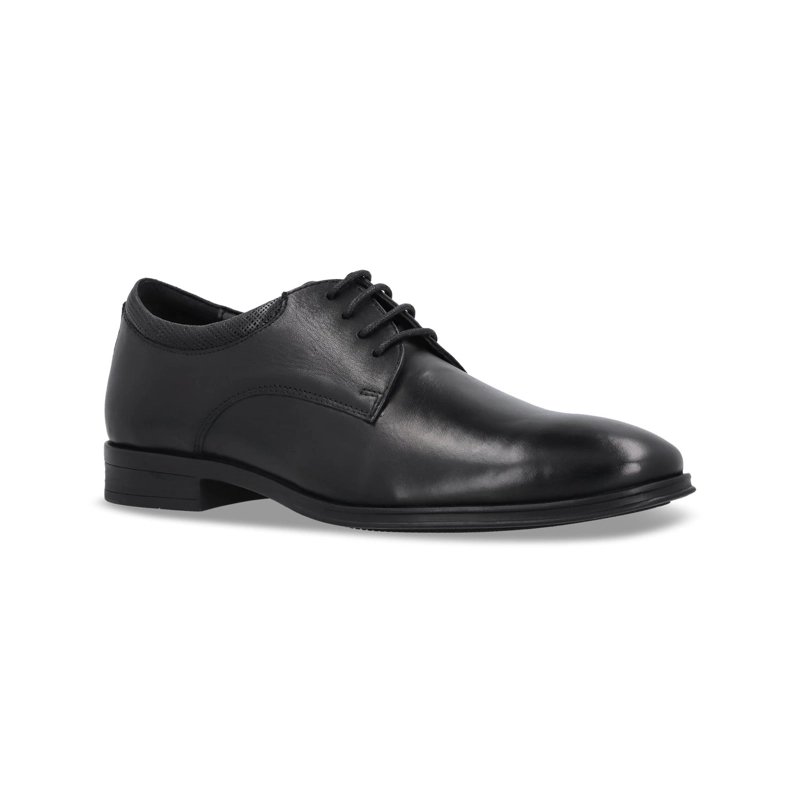 ZAPATOS HOMBRE CUERO BERNAY-0-12 NEGRO - 1