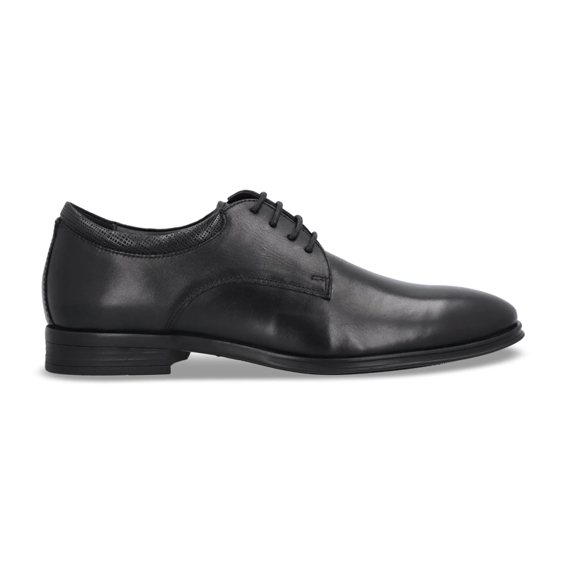 ZAPATOS HOMBRE CUERO BERNAY-0-12 NEGRO - 2