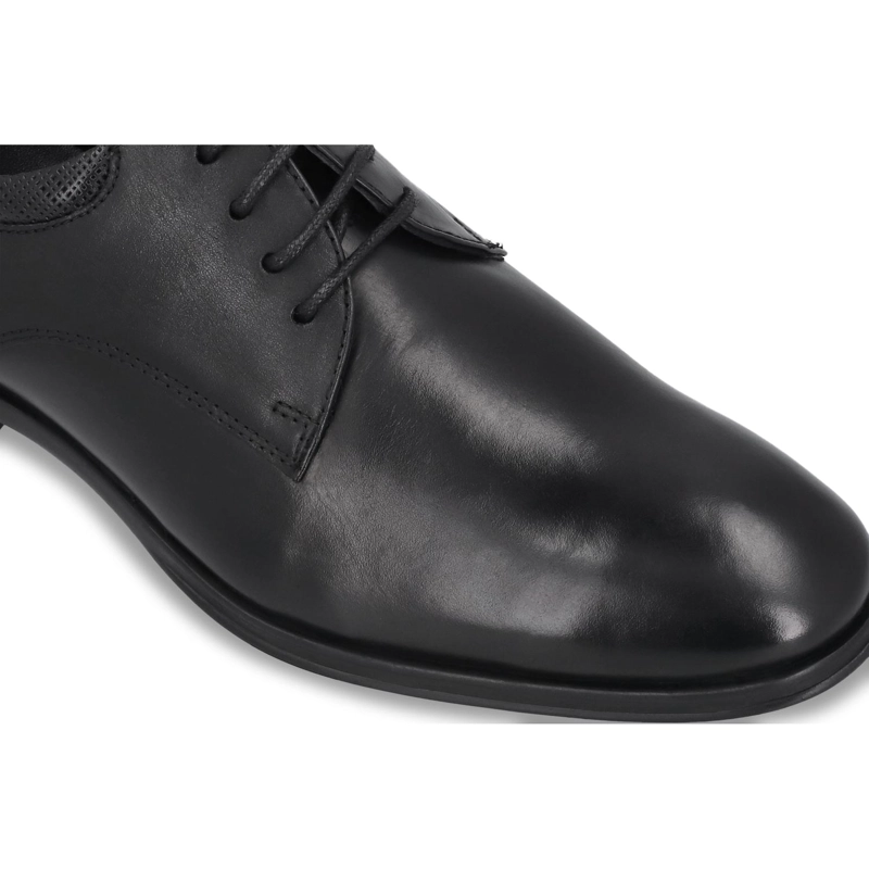 ZAPATOS HOMBRE CUERO BERNAY-0-12 NEGRO - 4