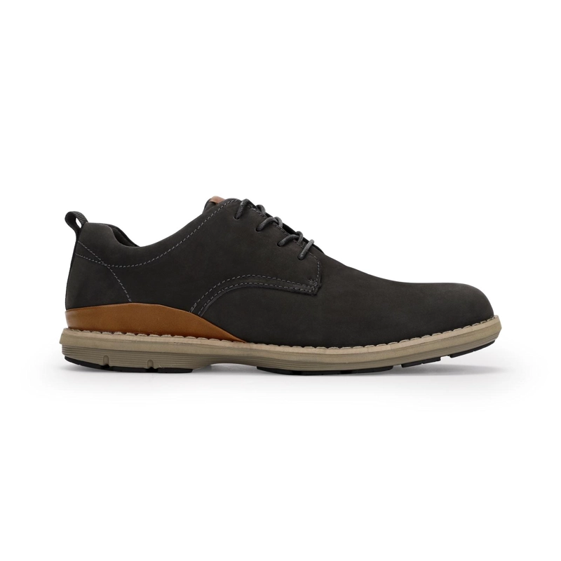 ZAPATOS CASUAL FORMAL HOMBRE X-LIGHT CUERO DOZZA-0-23 NEGRO - 8