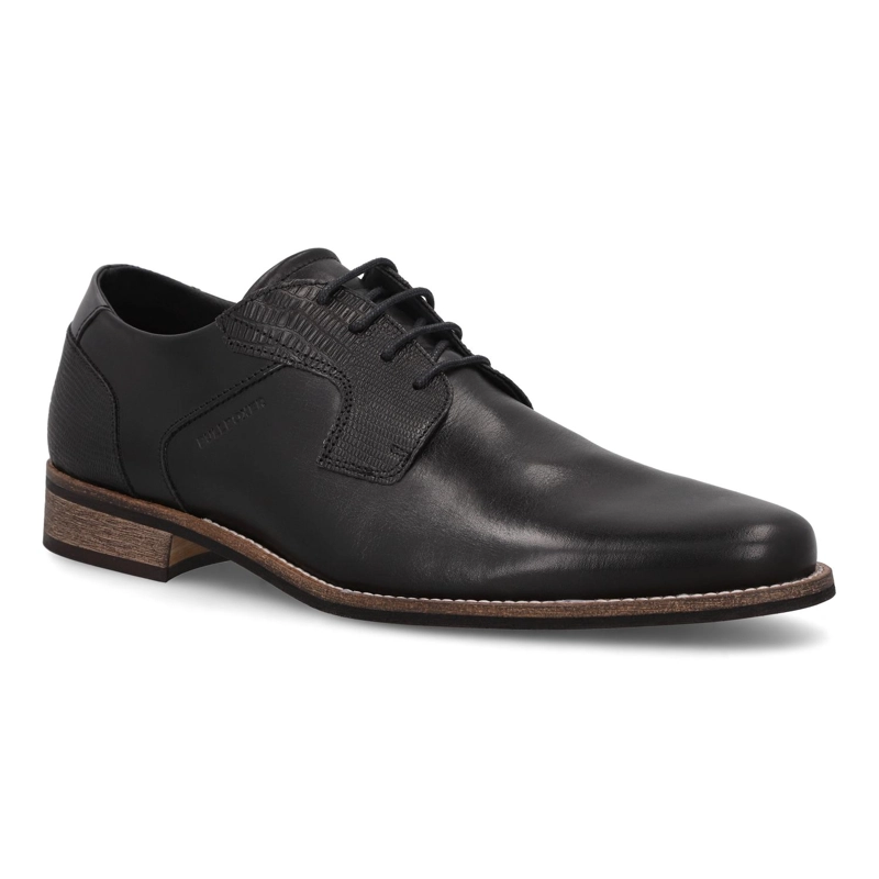 ZAPATOS HOMBRE CUERO MOLENBEEK-0-08 NEGRO BULLBOXER - 1