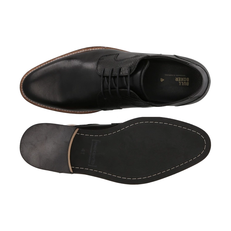 ZAPATOS HOMBRE CUERO MOLENBEEK-0-08 NEGRO BULLBOXER - 3