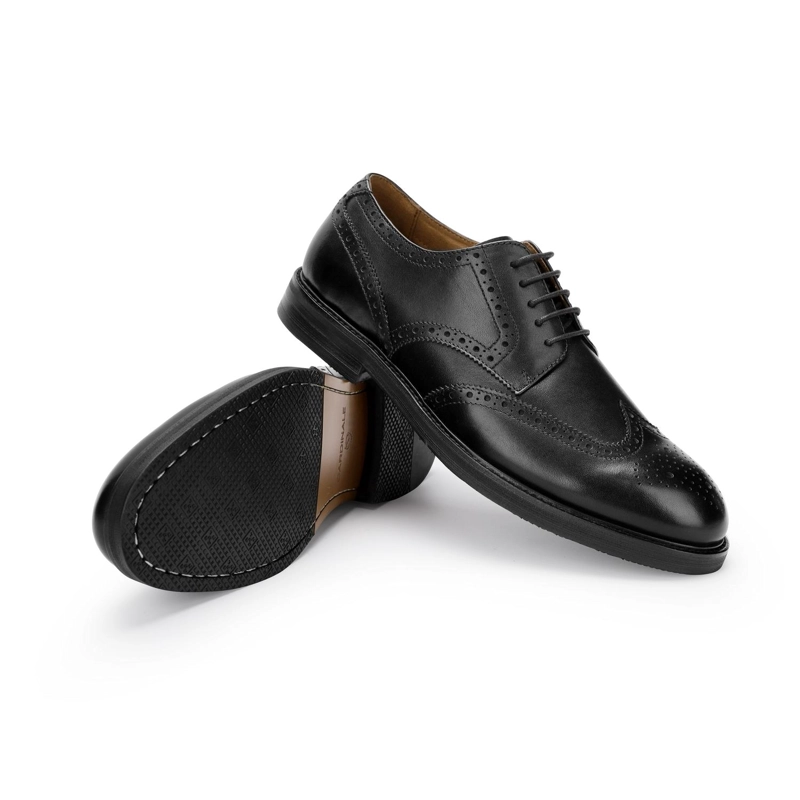 ZAPATOS HOMBRE CUERO WESTMINSTER-0-07 NEGRO - 6