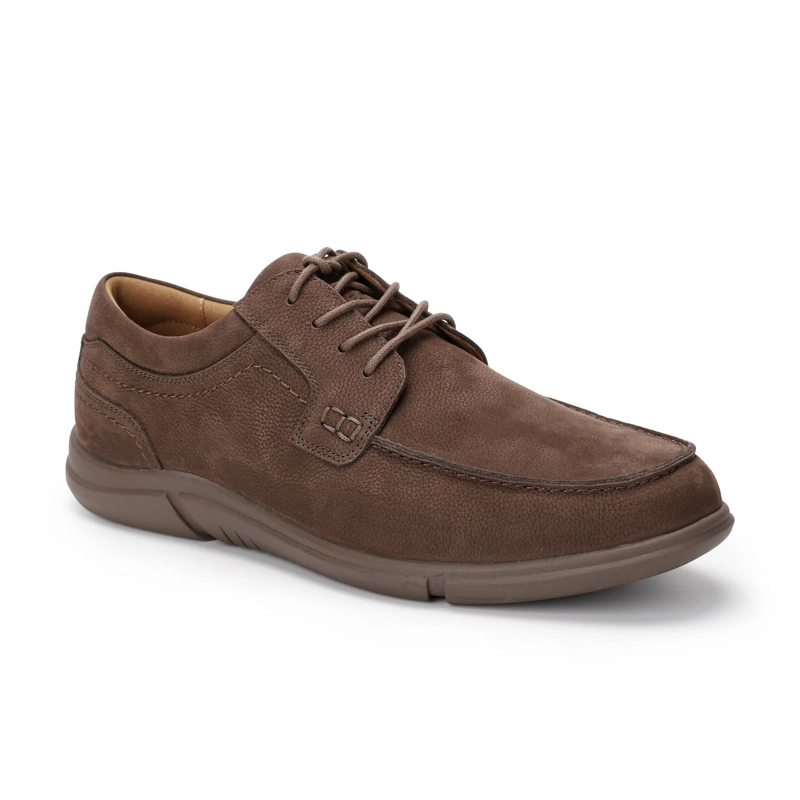 ZAPATOS HOMBRE CUERO CIBELES-0-04 CAFE - 1