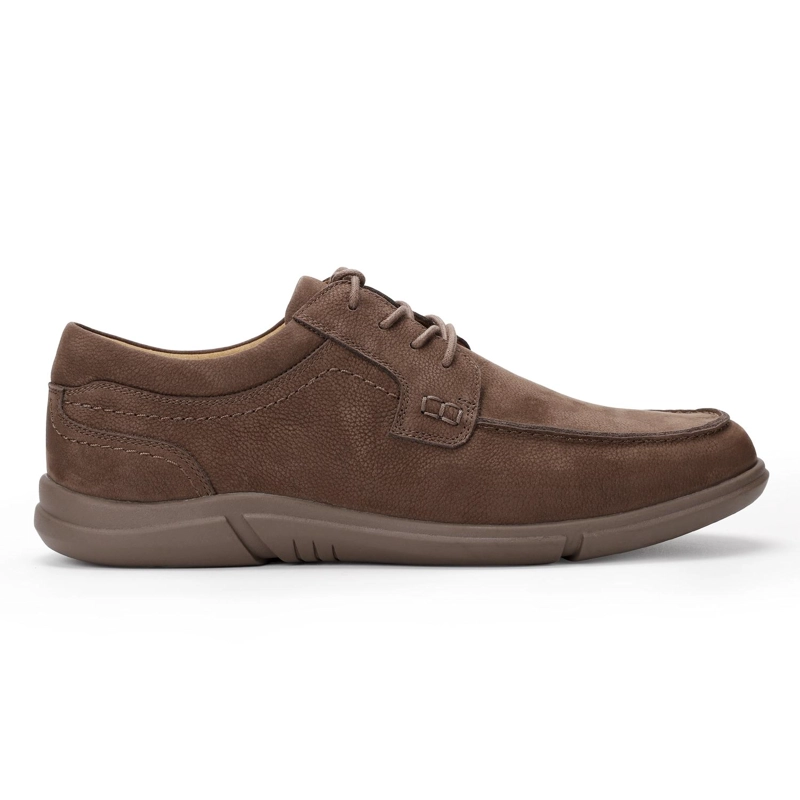 ZAPATOS HOMBRE CUERO CIBELES-0-04 CAFE - 2