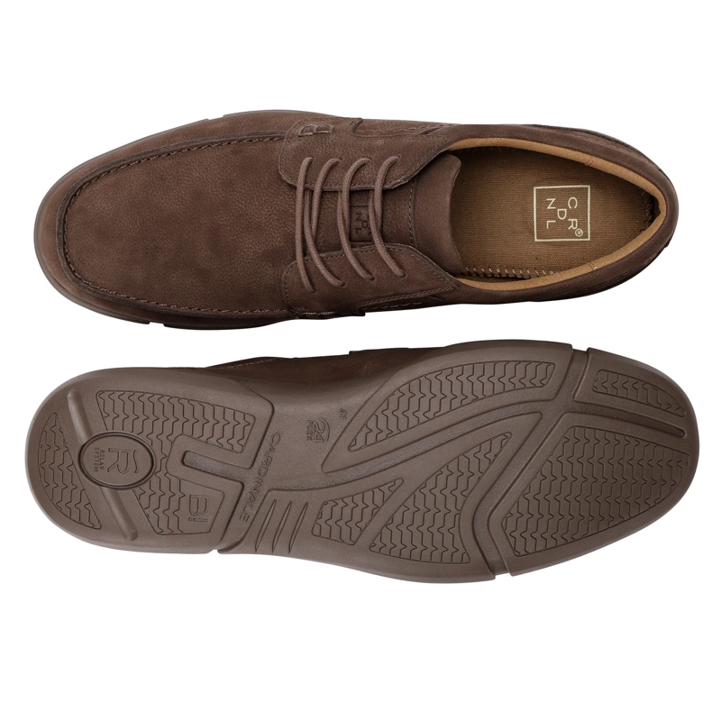 ZAPATOS HOMBRE CUERO CIBELES-0-04 CAFE - 3
