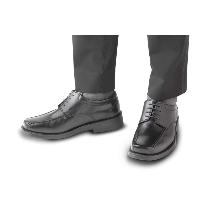 ZAPATOS FORMALES HOMBRE CUERO 24 FLEX COSTURA ESTILIZADA NEGRO TWISTER CARDINALE - 9