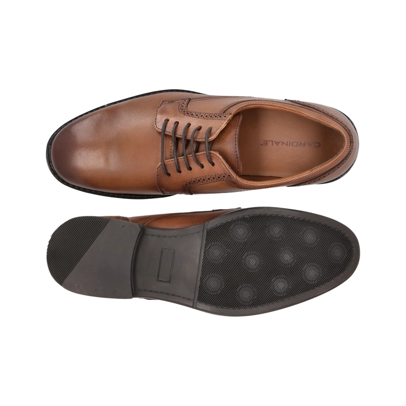 ZAPATOS HOMBRE CUERO GIVERNY-0-26 BRANDY - 3
