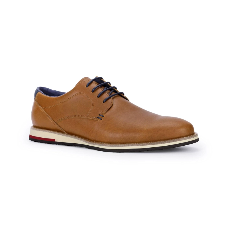 ZAPATOS HOMBRE CUERO SHELFORD-0-10 BRANDY - 2
