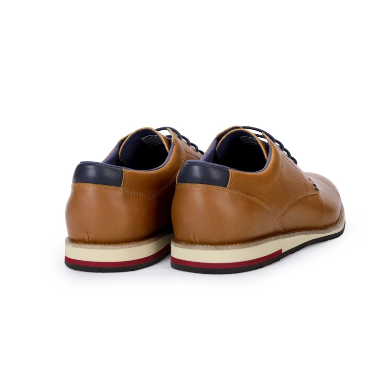 ZAPATOS HOMBRE CUERO SHELFORD-0-10 BRANDY - 4