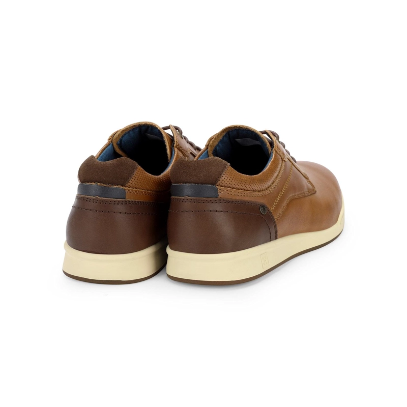ZAPATOS HOMBRE CUERO CRAM-0-21 BRANDY - 4